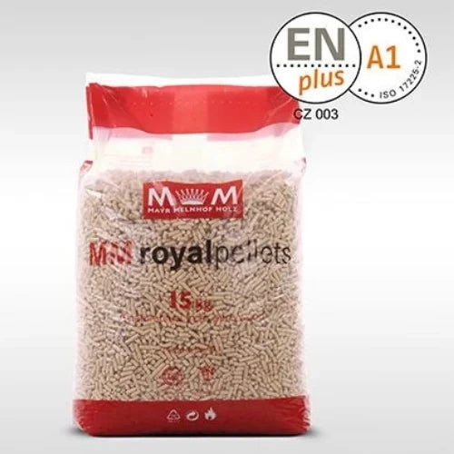 Dreven￩ pelety MM Royal Pellets svetl￩ 1 050 kg (70 ￗ 15 kg)