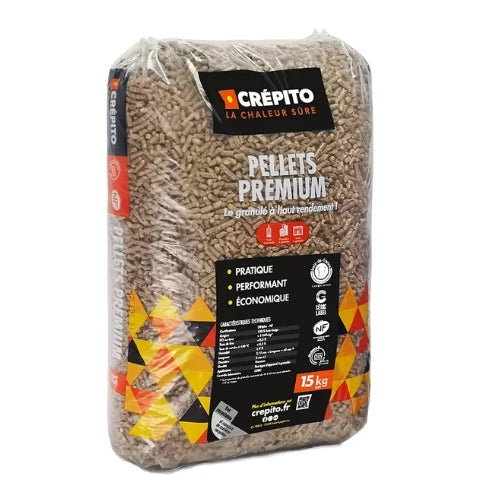 Prémiové drevené pelety CREPITO – 1 080 kg
